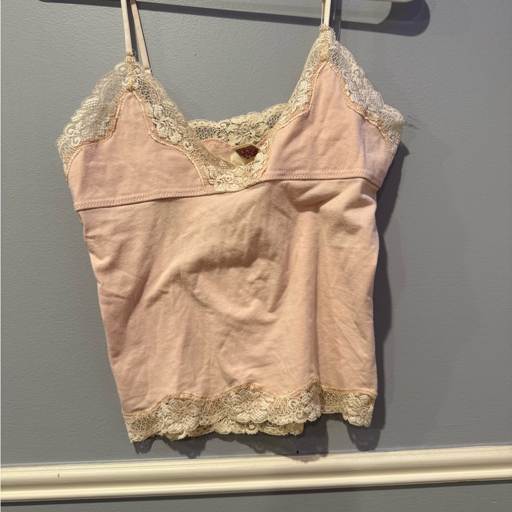 Abercrombie & Fitch Blush Lace Camisole